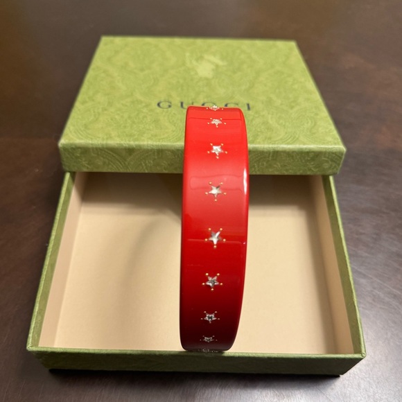 New Authentic Gucci x Adidas Logo Crystals Strass Headband - Picture 5 of 11